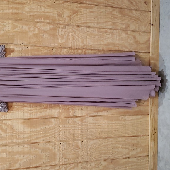 Alexander By Daymor NWT Clay Pink Beaded Lace Maxi Ball Gown Dress Size 6 #1157 - Picture 9 of 10